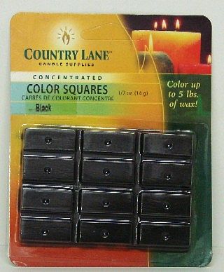 Candle-Making Concentrated Color Square Black 1/2oz. Candle Making Kit #90601