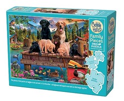 Cobble-Hill Pups & Ducks Puzzle (350pc)