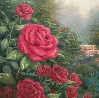 Cobble-Hill Perfect Red Rose Paint by Number (12''x12'')