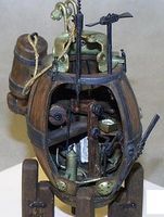 Cottage David Bushnells Turtle Submarine Revolutionary War Resin Model Submarine Kit 1/32 #32005