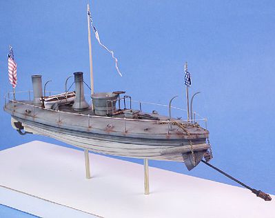 Cottage Spuyten Duyvil Union Torpedo Boat Plastic Model Military Ship Kit 1/96 Scale #96010
