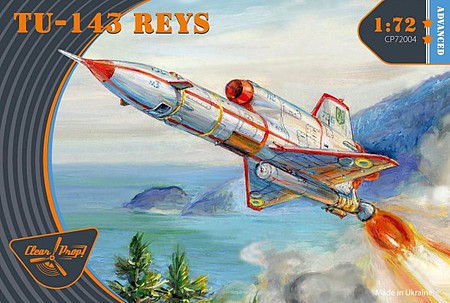 Clear-Prop TU143 Reys Unmanned Recon Aircraft (Advanced) Plastic Model Airplane Kit 1/72 Scale #72004