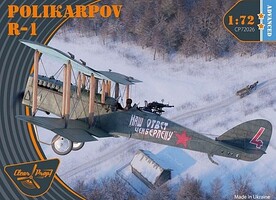 Clear-Prop Polikarpov R1 BiPlane Fighter (Advanced) Plastic Model Airplane Kit 1/72 Scale #72026