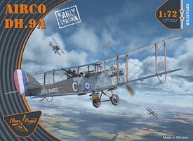 Clear-Prop Airco DH9A Early BiPlane Fighter (Advanced) Plastic Model Airplane Kit 1/72 Scale #72027
