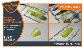 Clear-Prop 1/72 Clear Prop F-89D/J Scorpion Paint Mask for REVELL