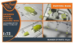 Clear-Prop 1/72 Clear Prop F-16 single seater Paint Mask for REVELL