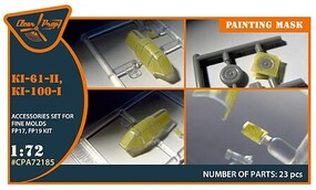 Clear-Prop 1/72 Clear Prop Ki-61-II, Ki-100-I painting mask (Finemolds FP17, FP19)