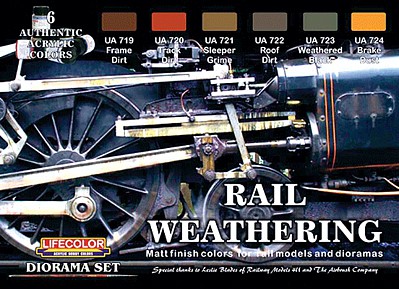 Creations Rail Weathering Set 6/ (6)