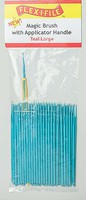 Creations Bulk 100-Pack Magic Brush with Handle (Teal Large) Hobby and Model Paint Brush #m930004b