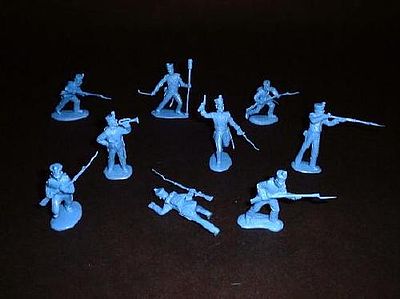 Toy-Soldiers Alamo Mexican Infantry Set #2 (12) Plastic Model Military Figure 1/32 Scale #102