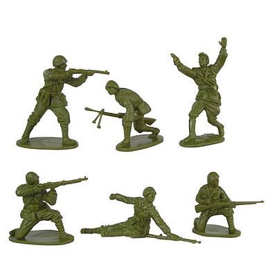 Toy-Soldiers WWII Romanian Infantry (12) Plastic Model Military Figure 1/32 Scale #136