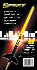 Custom Sport Model Rocket Kit Skill Level 1 #10037
