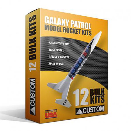 Custom Galaxy Patrol Model Rocket Kit Educator Pack Skill Level 1 #70017