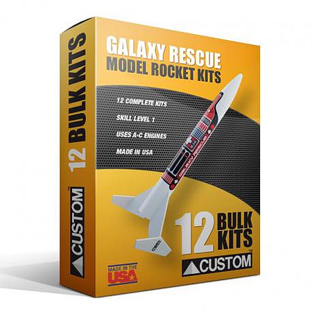 Custom Galaxy Rescue Model Rocket Kit Educator Pack Skill Level 1 #70018