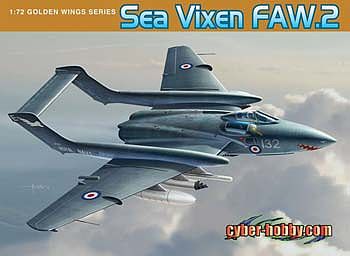 Cyber Sea Vixen FAW.2 Plastic Model Airplane Kit 1/72 Scale #5105