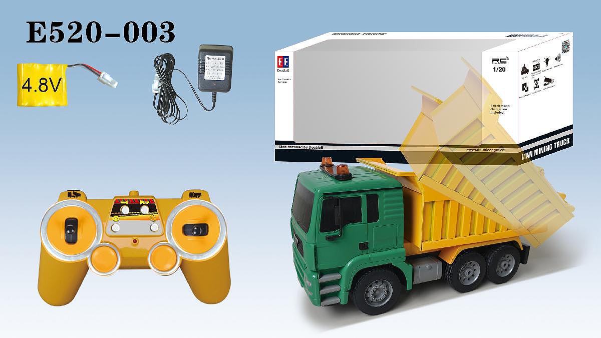 double e dump truck