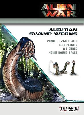 Defiance Aleutian Swamp Worms (8 Figures) Plastic Model Fantasy Figure 28mm #4
