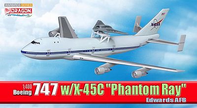 DGW Boeing 747 with x-45c Diecast Model Airplane 1/400 Scale #56330