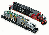 Digitrax DN163K1C 1 Amp N Scale Mobile Decoder Model Railroad Electrical Accessory #5040