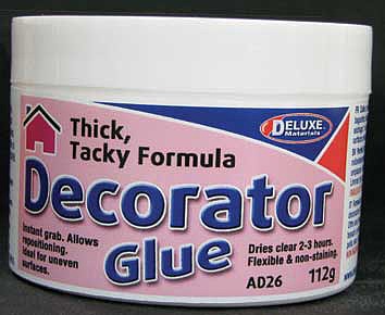 Deluxe-Materials Decorator Glue (4oz) Hobby and Plastic Model Adhesive #ad26
