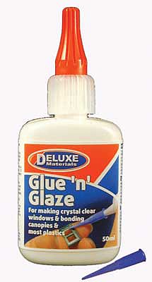 Deluxe-Materials Glue n Glaze (50ml) Hobby and Plastic Model Glue #ad55