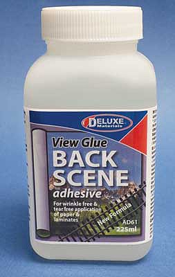 Deluxe-Materials View Glue Backscene Adhesive 225ml bottle Plastic Model and Model Railroad Glue #ad61
