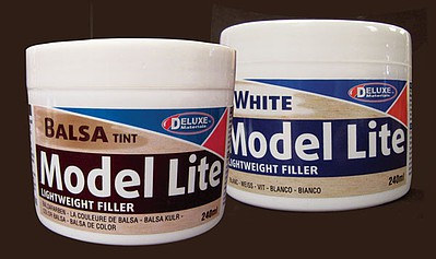 Deluxe-Materials Model Lite Wood Filler Balsa Colored (240ml) Hobby and Craft Wood Filler #bd6