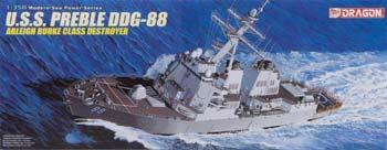 DML USS Preble DDG88 Arleigh Burke Class Destroyer Plastic Model Military Ship 1/350 #1028