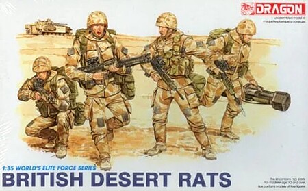 DML British Desert Rats Plastic Model Military Figure 1/35 Scale #3013