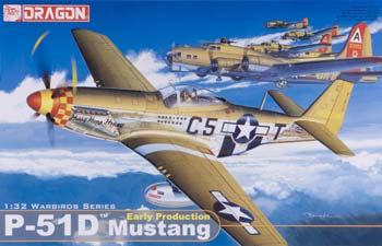 DML P51D Early Fighter Plastic Model Airplane Kit 1/32 Scale #3205