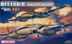 DML Bf110D/E Nachtjager Fighter (2 in 1) Plastic Model Airplane Kit 1/32 Scale #3210