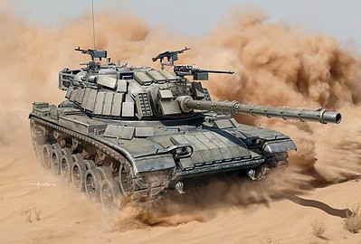 DML IDF M60 w/Explosive Reactive Armor Kit Plastic Model Military Vehicle 1/35 Scale #3581