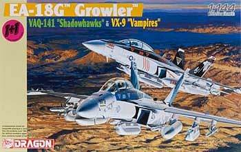DML EA18G Growler VAQ141 Shadowhawks & VX9 Vampires Plastic Model Airplane Kit 1/144 #4623