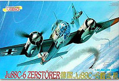DML Ju88C-6 Zerstorer Plastic Model Airplane Kit 1/48 Scale #5536