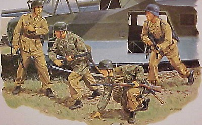 DML Gran Sasso Raid Plastic Model Military Figure Kit 1/35 Scale #6094