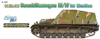 DML SdKfz 165 Geschutzwagen III/IV Munition Tank Plastic Model Tank Kit 1/35 #6151