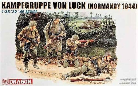 DML Kampfgruppe Von Luch Normandy 1944 Plastic Model Military Figure 1/ ...