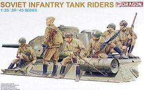 DML Soviet Infantry Tank Riders (6) Plastic Model Military Figure 1/35 Scale #6197