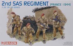 DML 2nd SAS Regiment France 1944 Plastic Model Military Figure Kit #6199