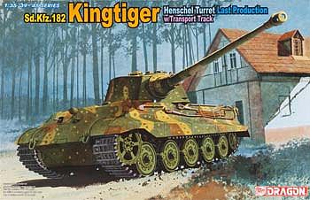 DML SdKfz 182 King Tiger Henschel Last Prod Tank Plastic Model Tank Kit ...