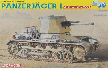 DML PzJager I Tank w/4.7cm PaK (t) Gun Plastic Model Tank Kit 1/35 ...