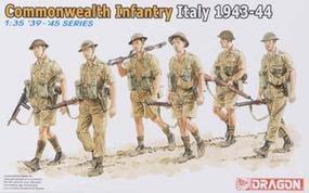 Commonwealth Infantry Italy 43 (6) Plastic Model Military Figure 1/35 Scale #6380