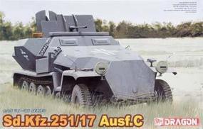 DML SdKfz 251/17 Ausf C Halftrack Plastic Model Halftrack Kit 1/35 Scale #6395