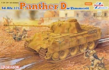 DML Panther Ausf.D w/Zimmerit Coating Plastic Model Tank Kit 1/35 Scale #6428