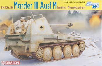 DML Marder III Ausf.M Initial Production Plastic Model Tank Kit 1/35 Scale #6464