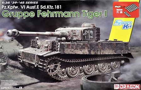 DML PzKpfw VI Ausf E SdKfz 181 Gruppe Fehrmann Tiger I Plastic Model Tank Kit 1/35 Scale #6484