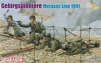 DML Combat Engineers Metaxas Line 1941 (4) Plastic Model Military Figure Kit 1/35 Scale #6538