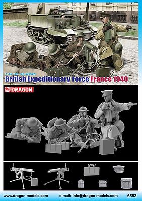 DML British Expeditionary Force France 1940 Plastic Model Military Figure 1/35 Scale #6552