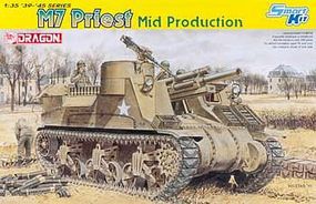 M7 Priest Mid Production Plastic Model Tank Kit 1/35 Scale #6637