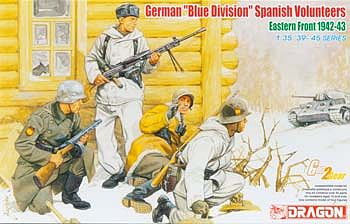 DML German Blue Div Spanish Volunteers Eastern Front 1942-43 Plastic Model Military 1/35 #6674